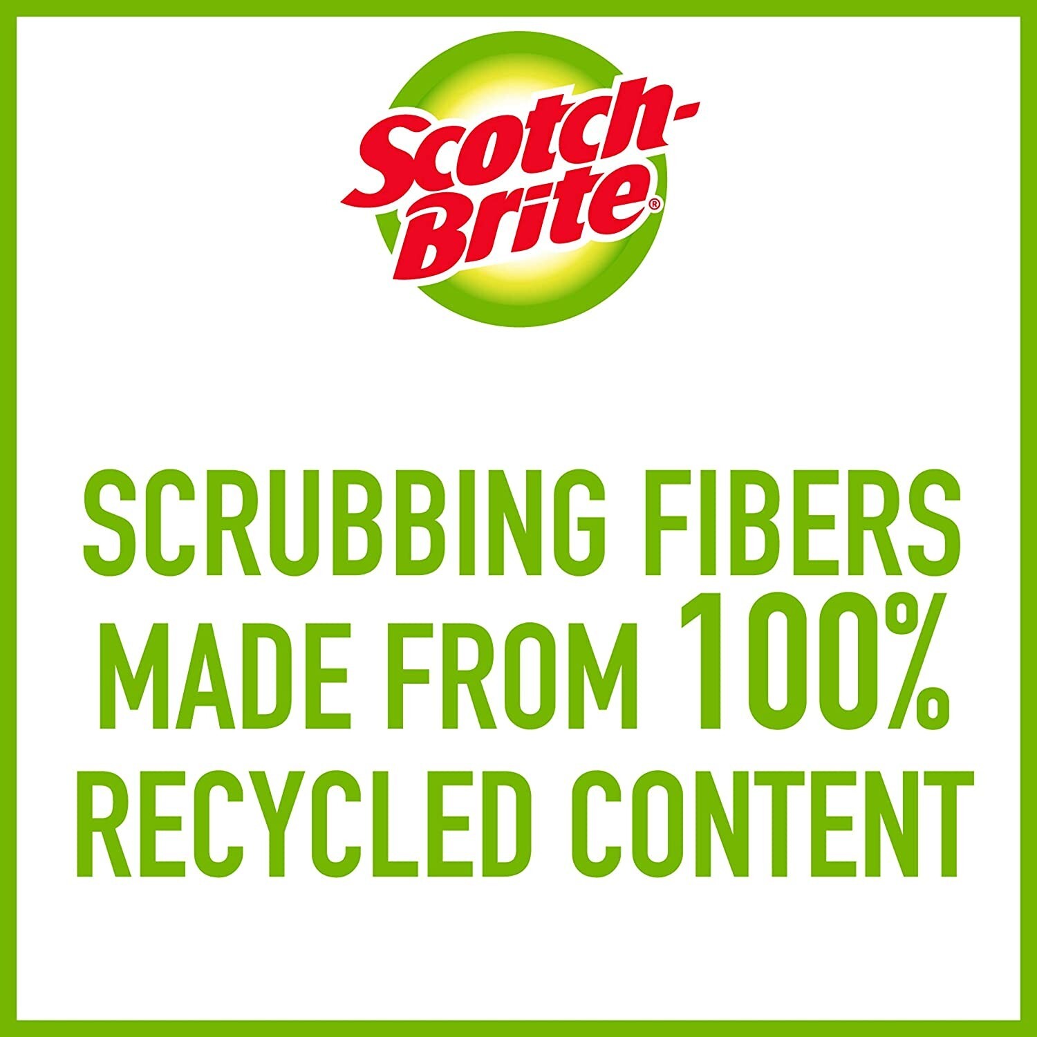 Scotch-Brite Non-Scratch Plastic 3 Scrubbing Pads Cleans Dishes Without Scratch