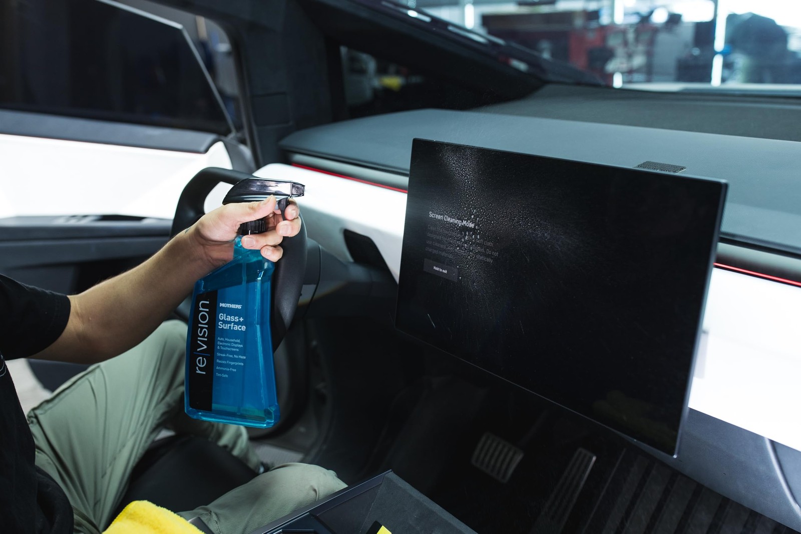 Revision Glass + Surface Cleaner, 24 oz. — Ammonia-Free, Tint-Safe, Streak-Fr…