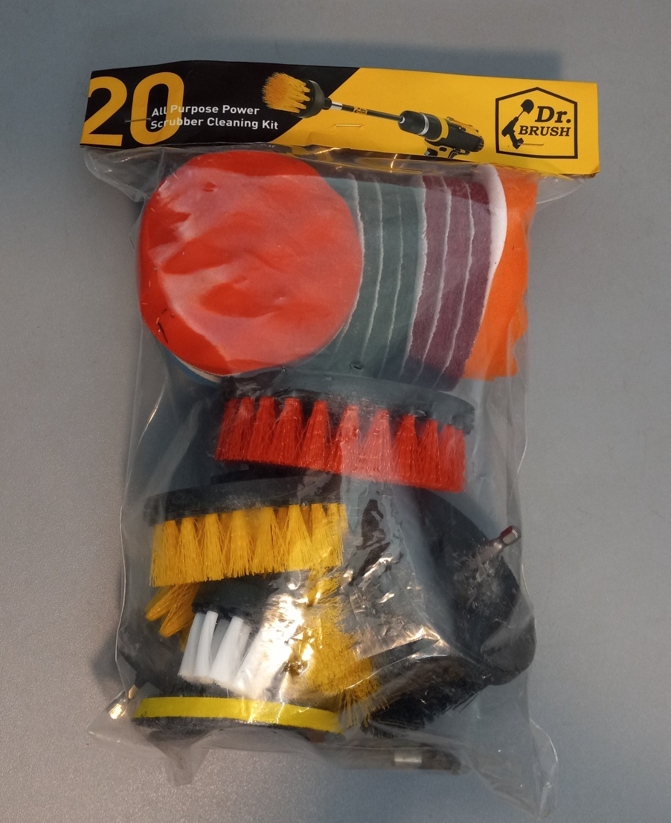Holikme / Dr. Brush 20 pc. All Purpose Power Scrubber Drill Brush Cleaning Kit