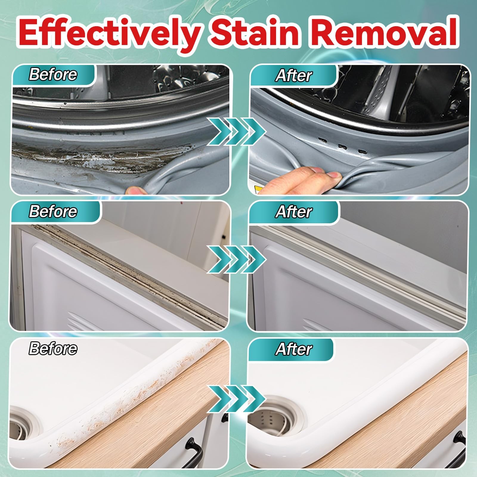 2 PCS Household Stain Remover Gel AllPurpose Cleaner Bathroom Shower Sink