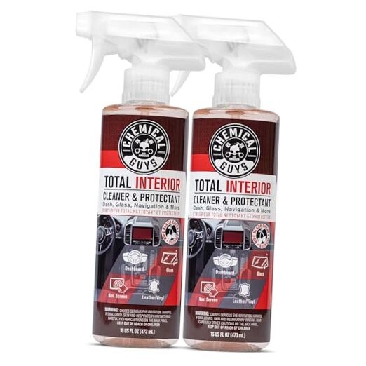 Total Interior Cleaner & Protectant 2 Pack 16 oz Each Black Cherry Scent All