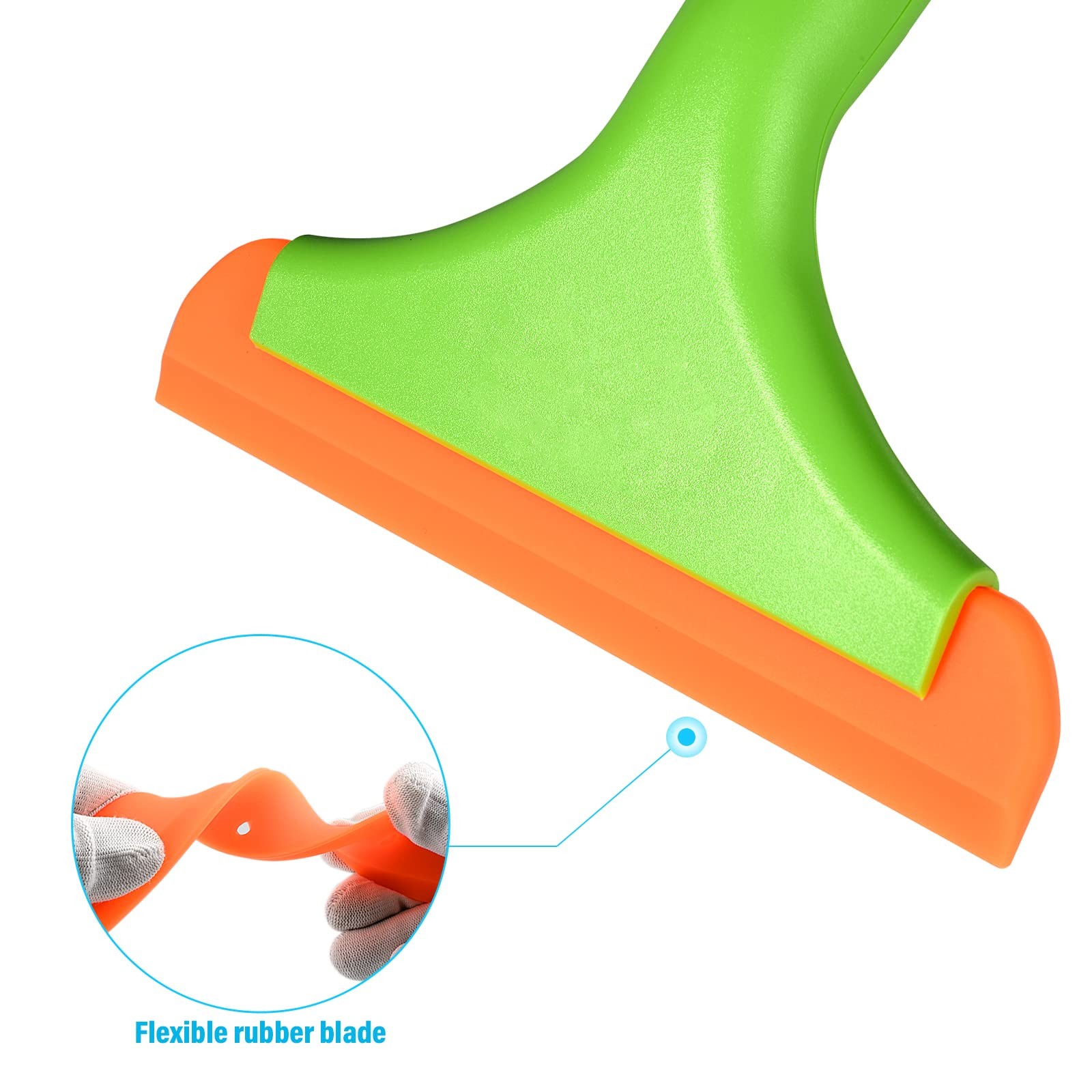 Small Silicone Squeegee Window Shower Squeegee,Auto Water Blade Squeegee for …