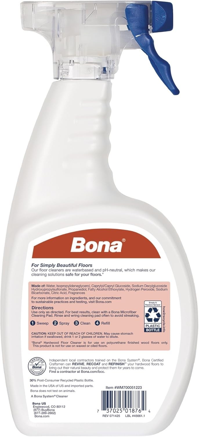 Hardwood Floor Cleaner Spray – 32 fl oz – Cedar Wood Scent