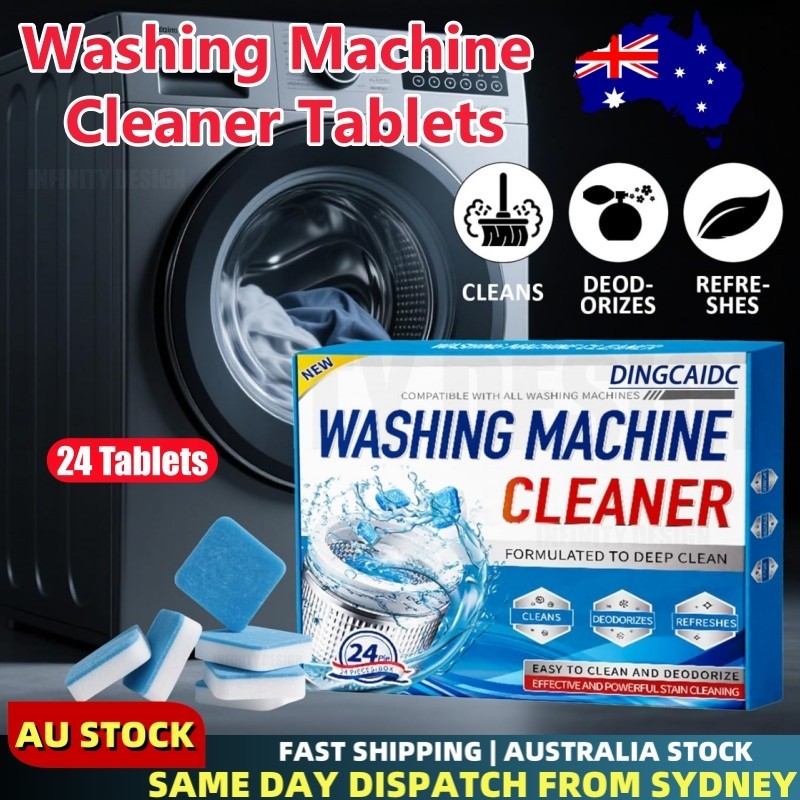 Washing Machine Cleaner Tablets Deep Clean Fresh Scent