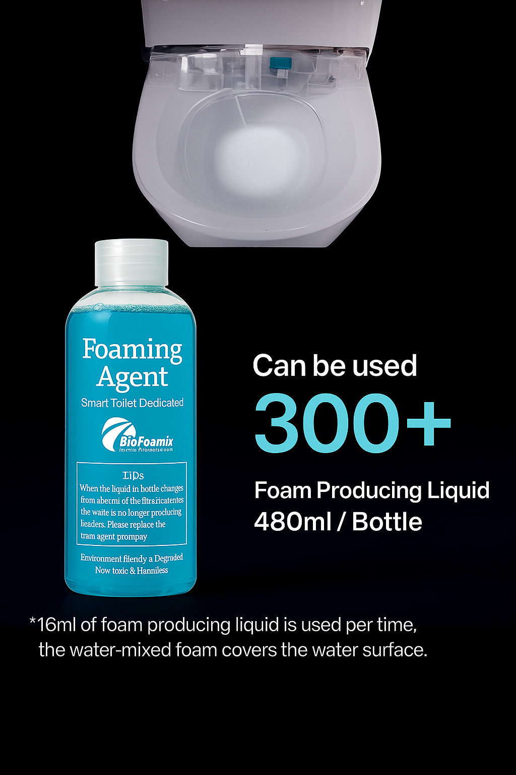 BioFoamix Smart Toilet Foaming Agent Shield 480 mL
