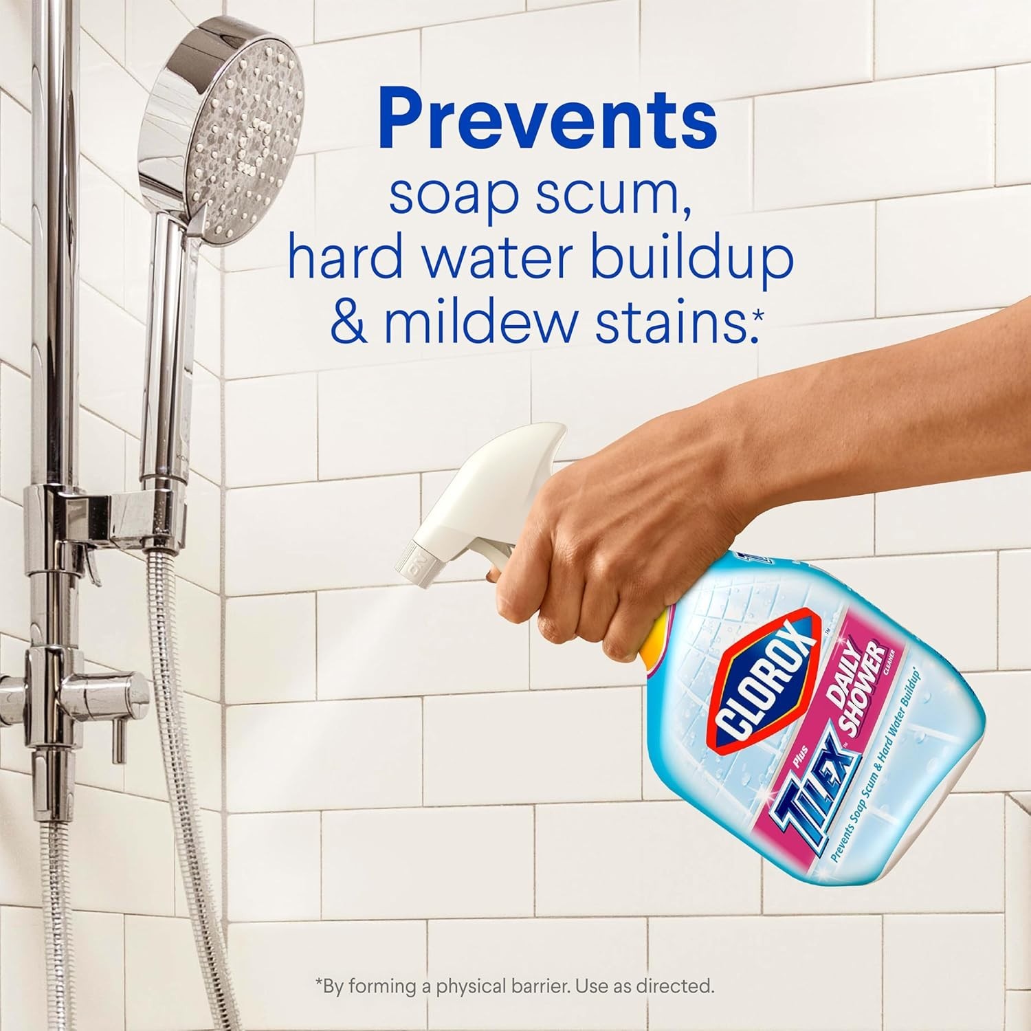 Shower Glass Cleaner – Professional Strength Shower Door & Tile Spray – Removes