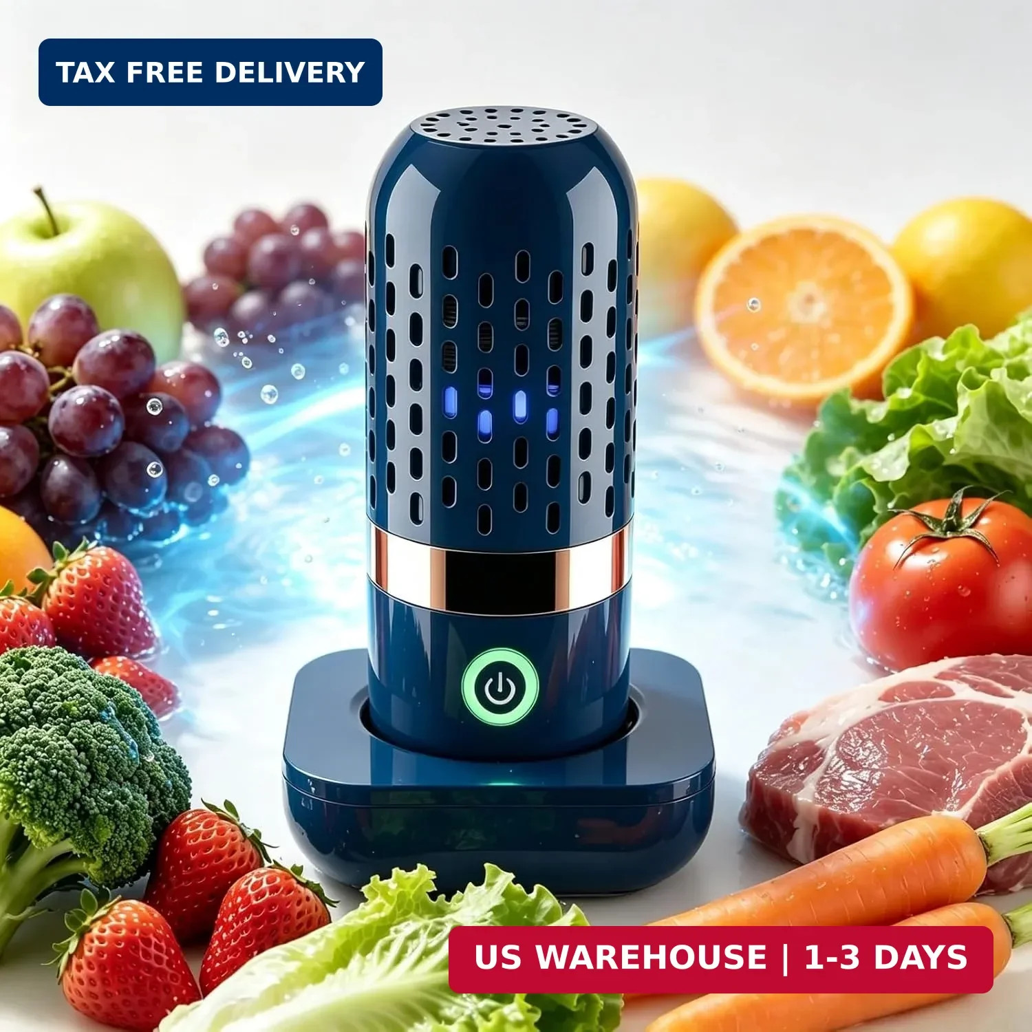2026 New Produce Cleaner & Vegetable Cleaner with Oh-Ion Technology | Wireless R