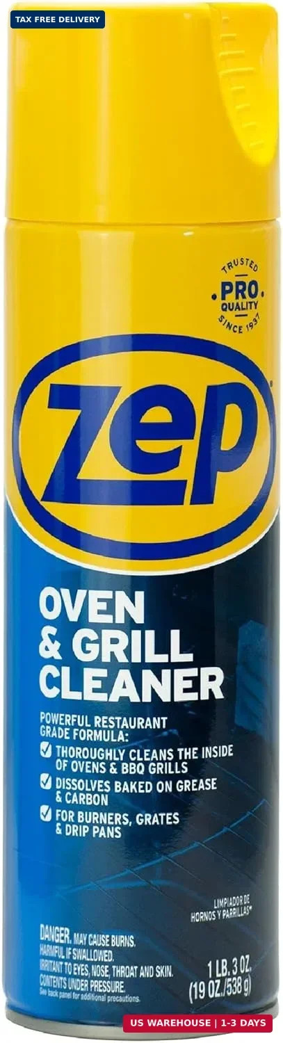 Zep Heavy-Duty Oven and Grill Cleaner – 19 oz (Case of 2) ZUOVGR19 – Dissolves G