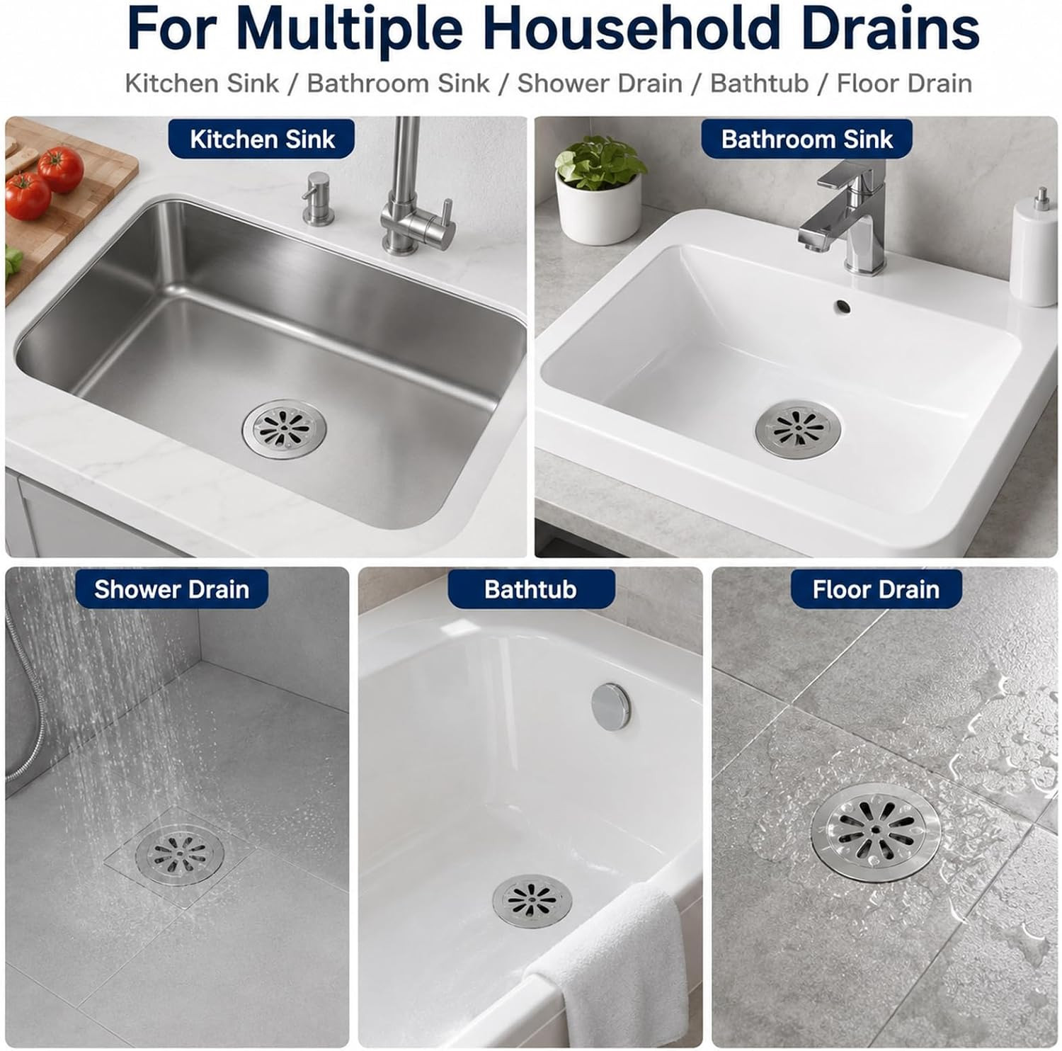 Wild Tornado Sink and Drain Cleaner Powder, Effectively Breaks Down Grease, Hair