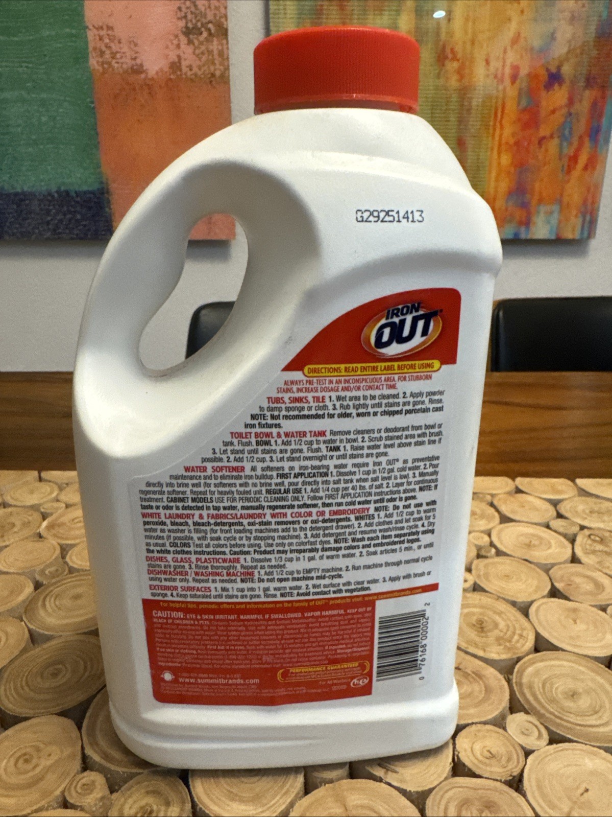 IronOut 76 oz Rust Remover Heavy-Duty Stain Cleaner for Laundry, Toilets