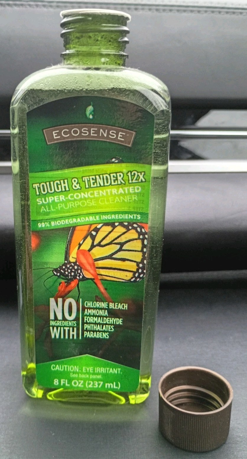 Melaleuca Ecosense Tough Tender All Purpose Cleaner 12x Concentrate 8 oz & Wipes