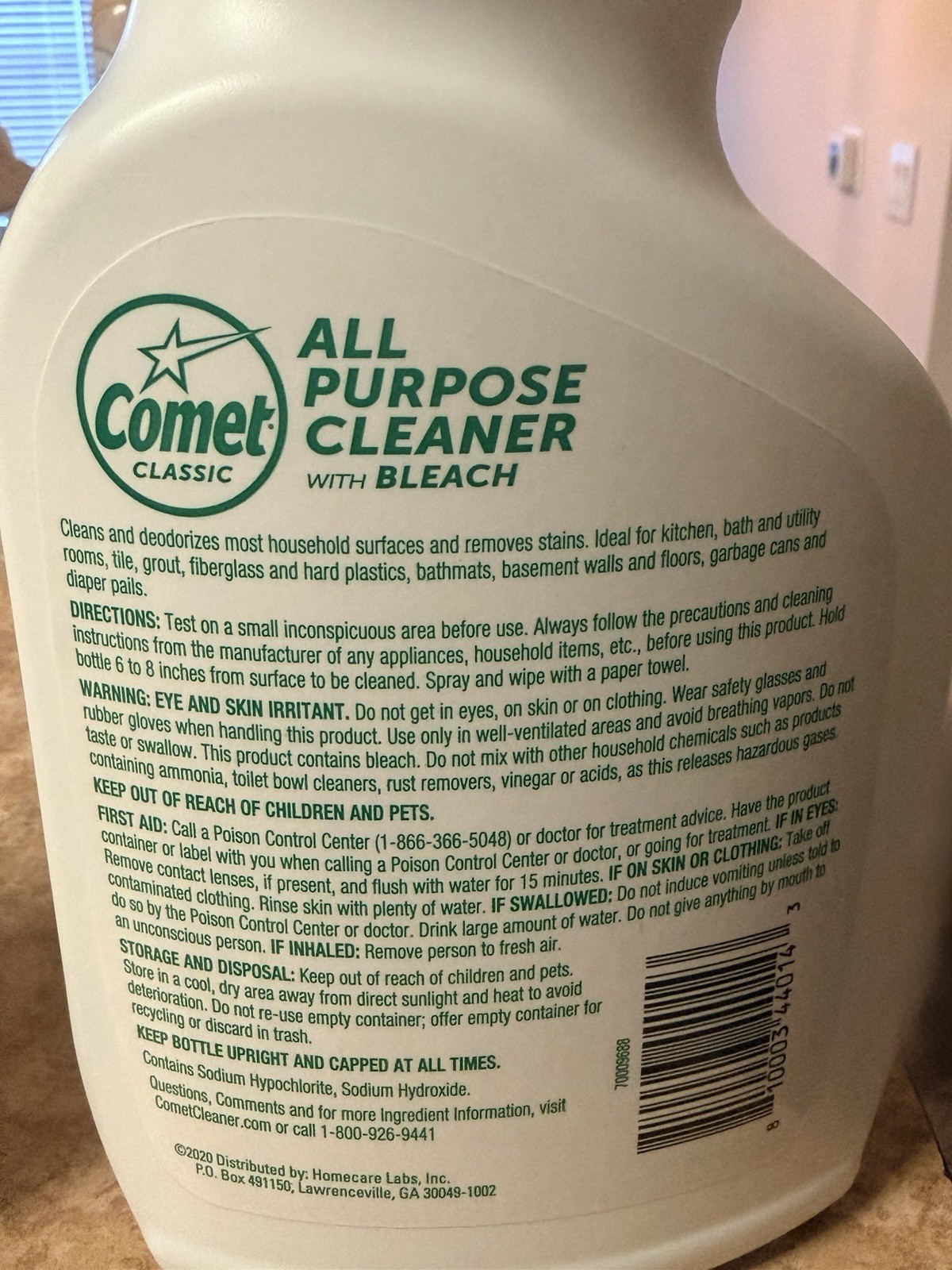 2 Pack Comet Classic With Bleach Fresh Scent Spray Cleaner, 24 fl oz, 2 Pack