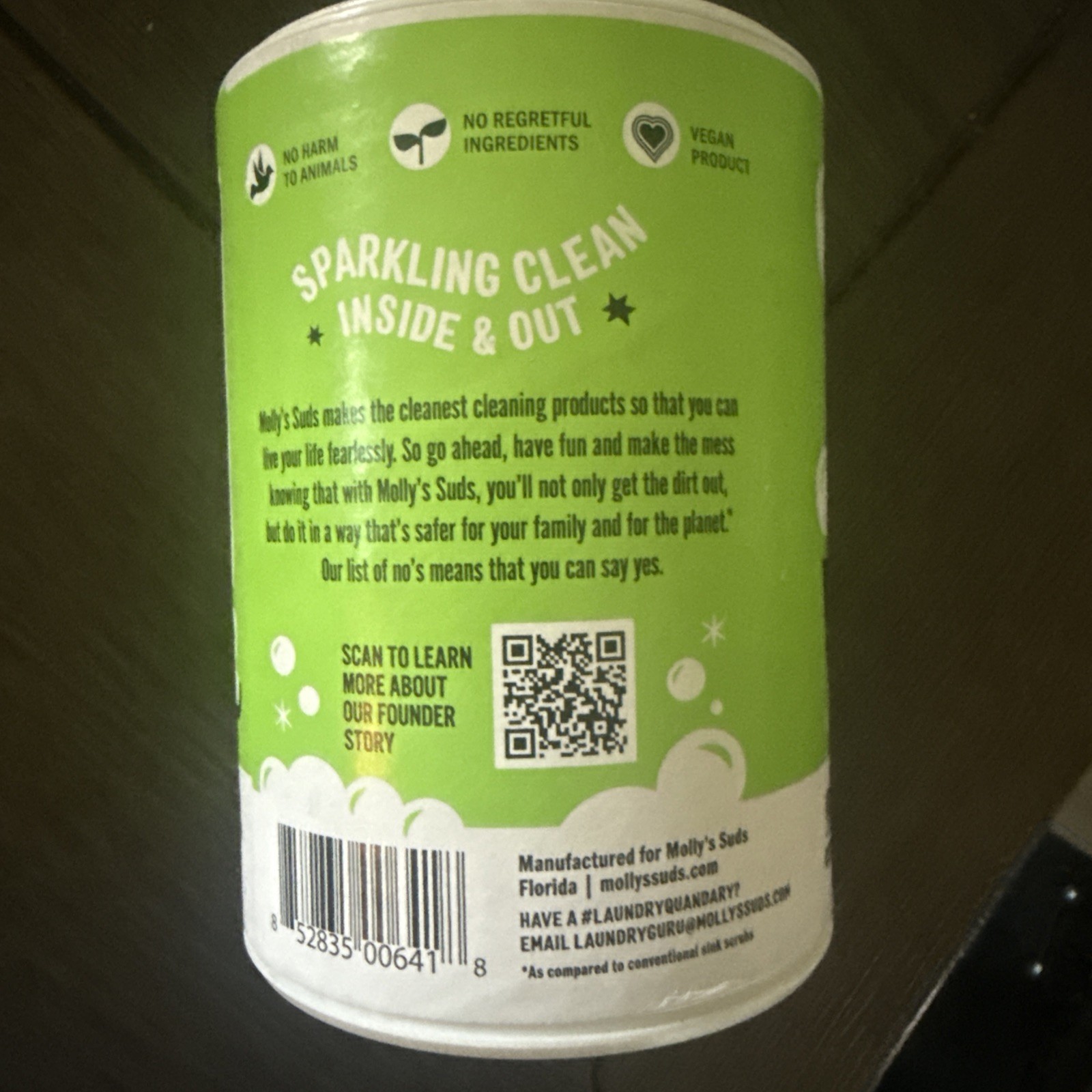 Sink Scrub Citrus 12 Oz By Molly’s Suds Vegan Safer Cleaning Safer Ingredients