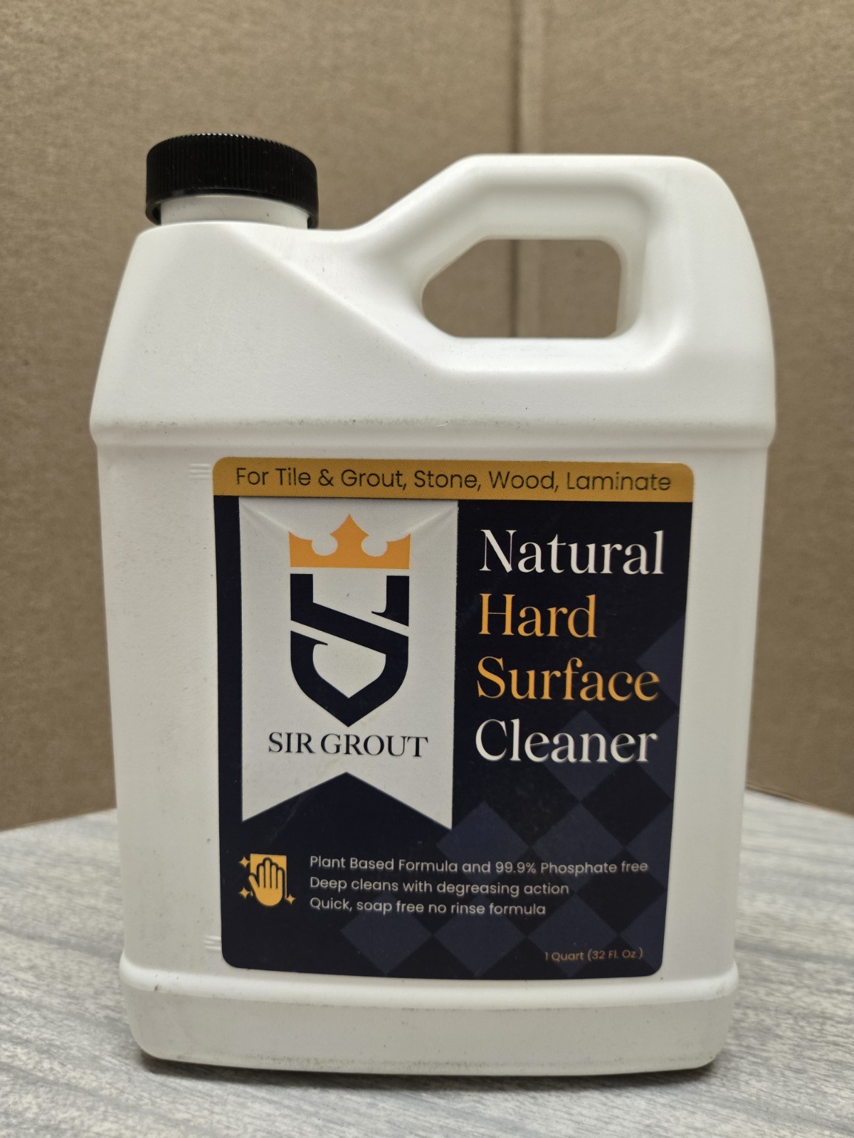 Sir Grout Natural Hard Surface Cleaner- Concentrated- 32 Fl Oz Bottle