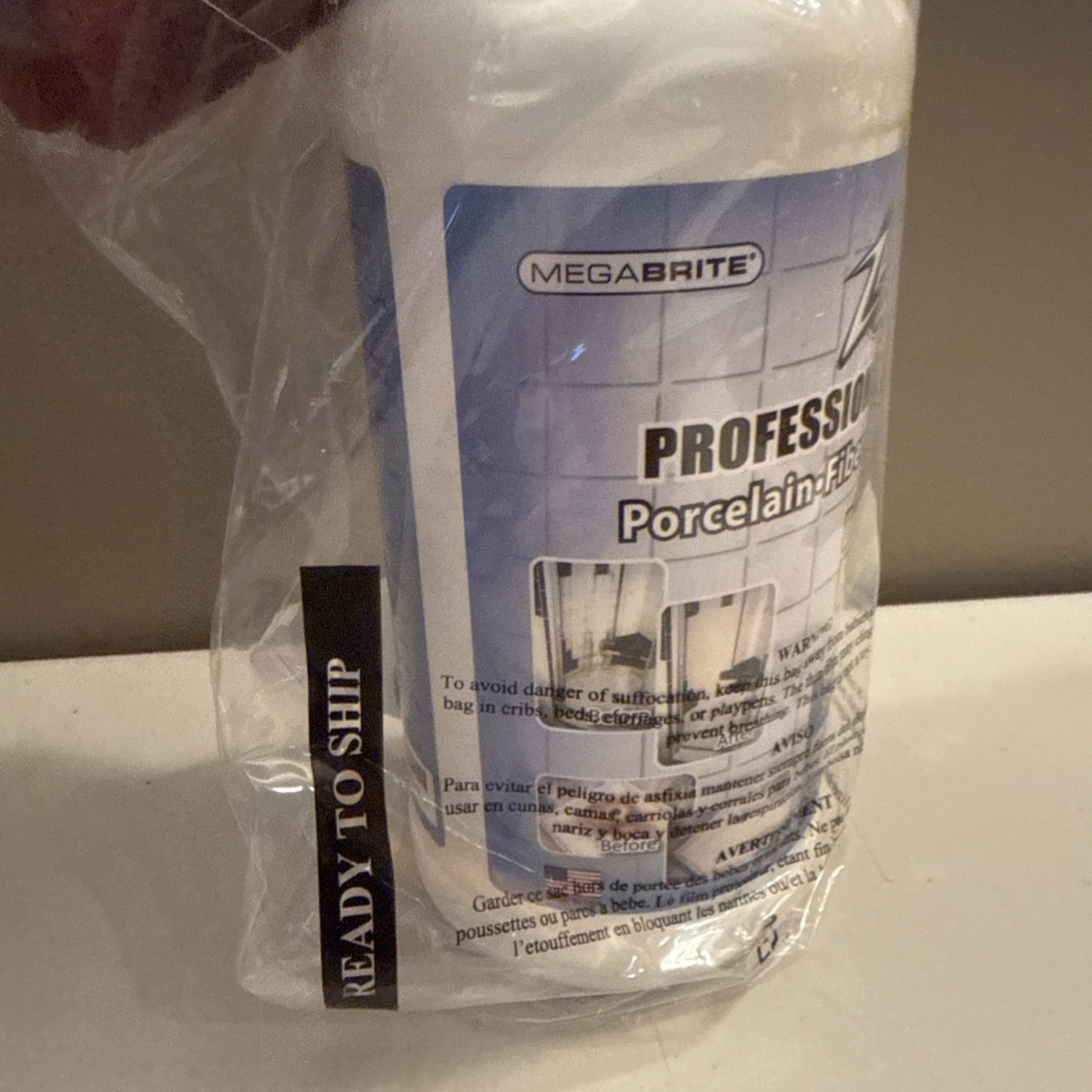 Zap! Professional Restorer 32 Oz Porcelain Fiberglass Tile Grout – NEW SEALED