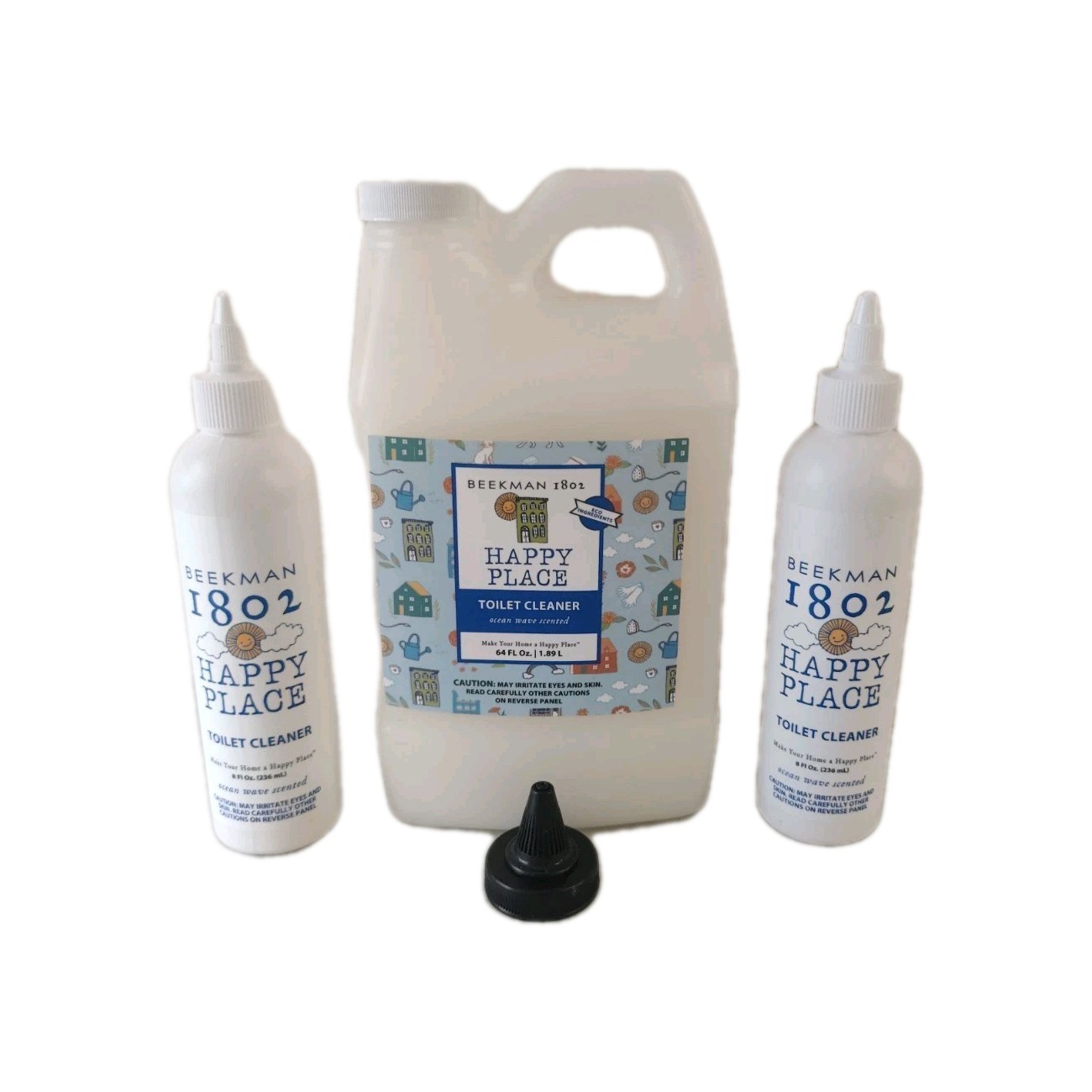 Beekman 1802 Happy Place 64 fl. oz. Toilet Cleaner Set – Ocean Wave Scented