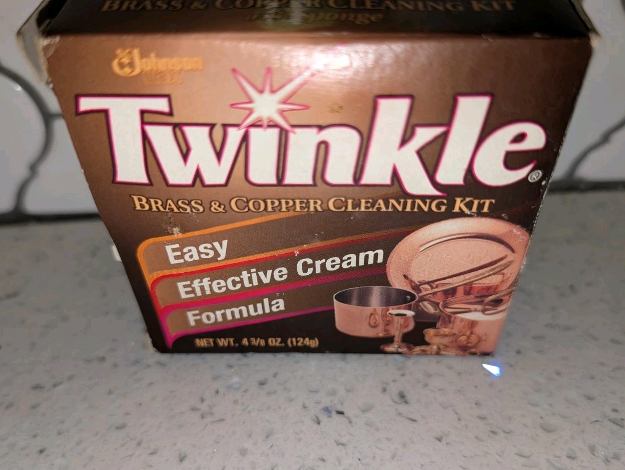 Twinkle 4-3/8 Oz. Brass & Copper Cleaning Kit NOS Twinkle
