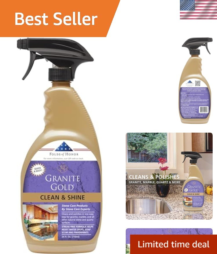 24 Fl Oz Streak-Free Cleaner & Polish for Natural Stone & Quartz Surfaces