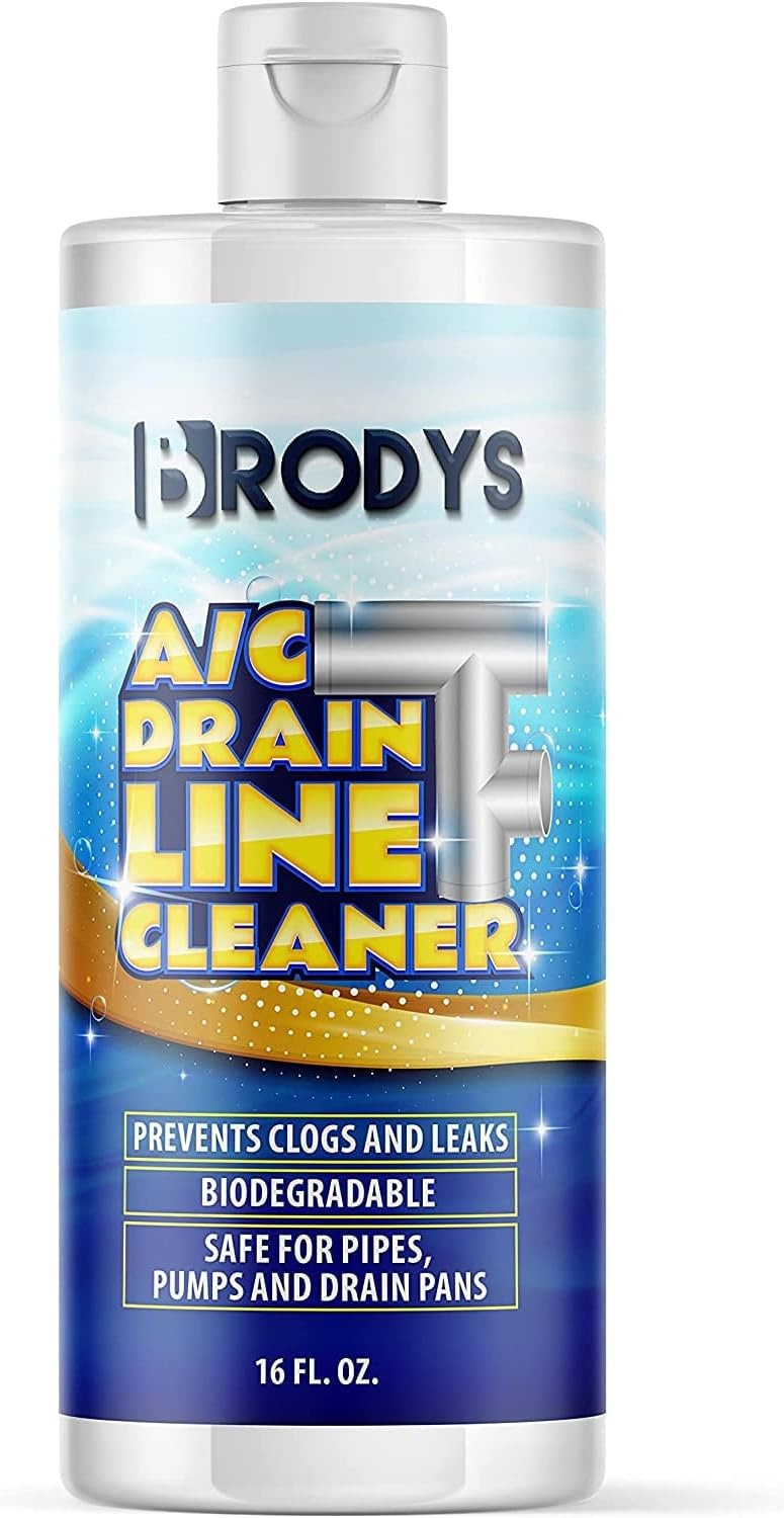 Brodys – A/C HVAC Drain Line Cleaner, 16oz Bottle, 2 MONTH SUPPLY, (Great to …