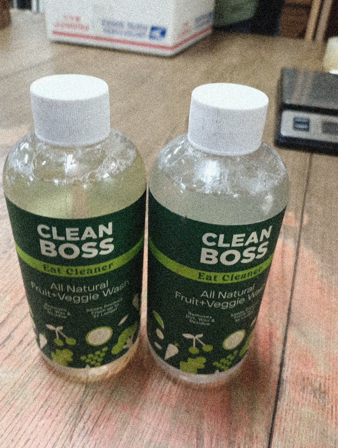 2 Bottles Clean Boss Triple-Action Fruit + Veggie Wash 12oz 299