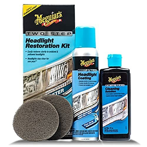 Two Step Car Headlight Restoration Kit, Headlight 2- Step Headlight Kit