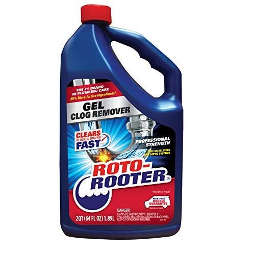 Roto-Rooter Gel Clog Remover, 64 oz- 351404 (Case of 4)