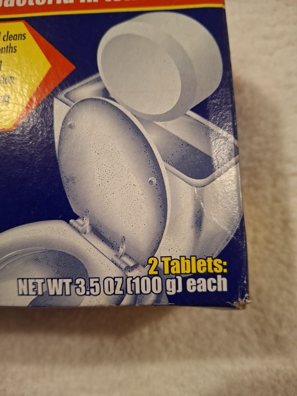 The WORKS Toilet Bowl Cleaner Tablet EPA REG #683627480306