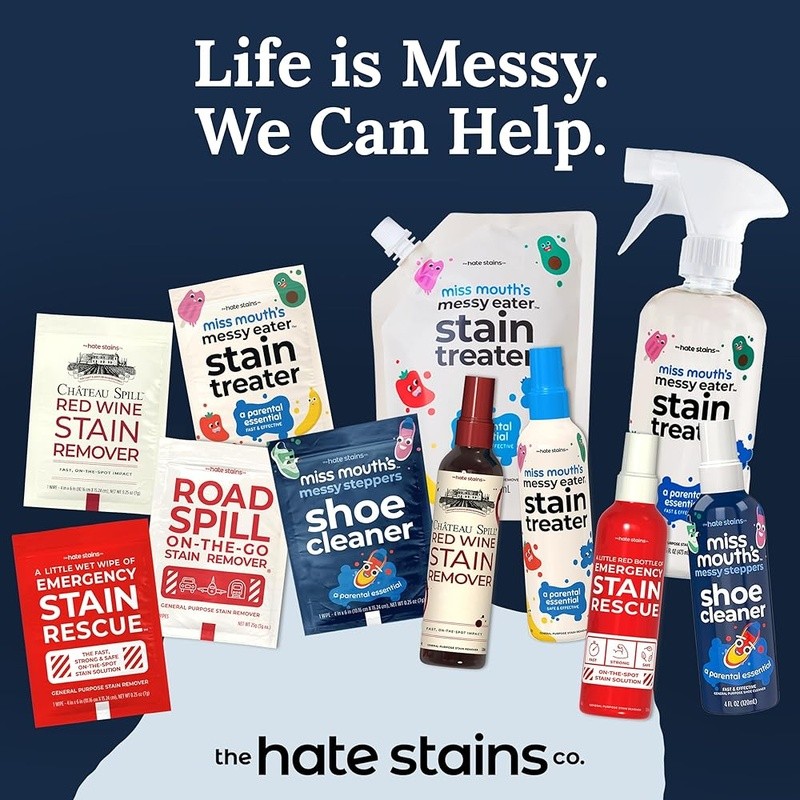 Powerful Stain Remover Spray Clothes Upholstery Carpets Baby Food Juice Blood US