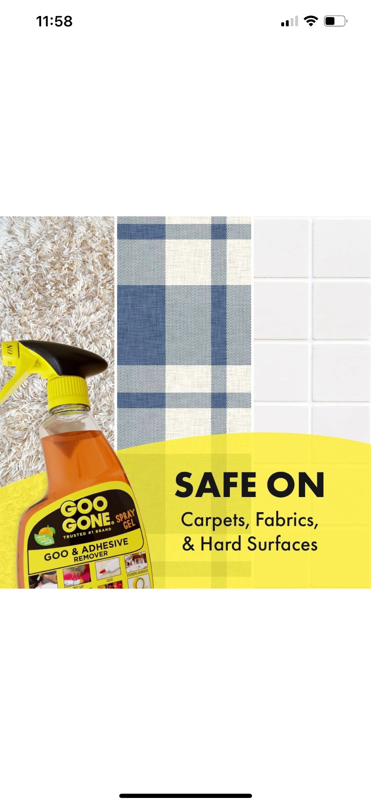 Goo Gone Original Spray Gel – 12 fl. oz