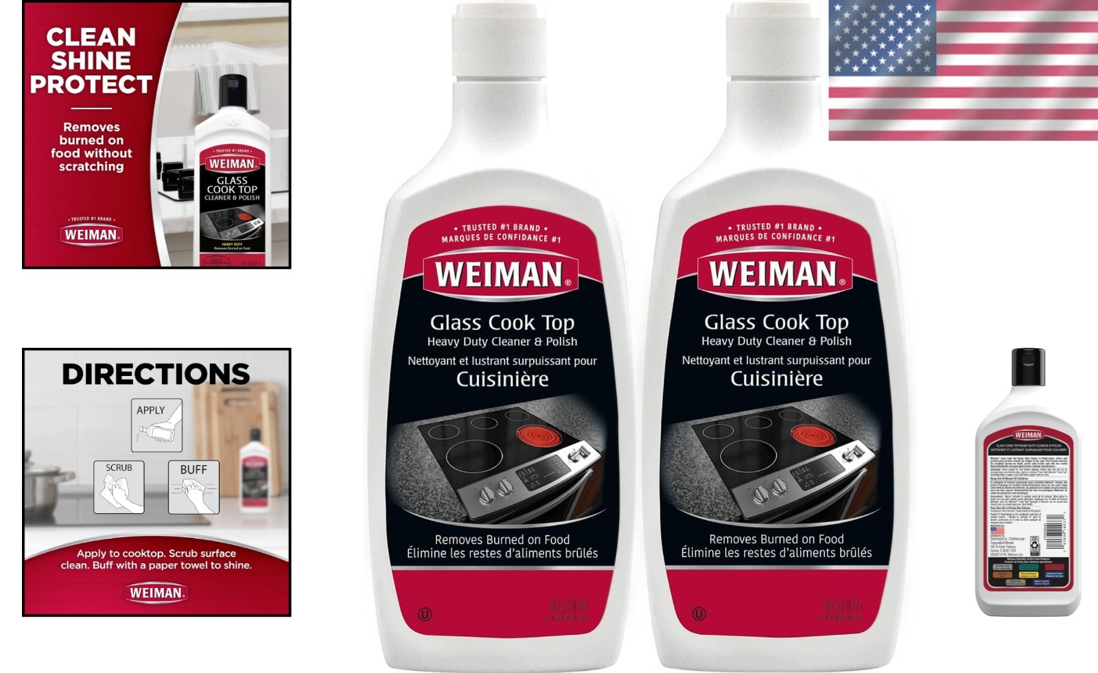 Glass Cooktop Cleaner & Polish – Non-Abrasive Formula