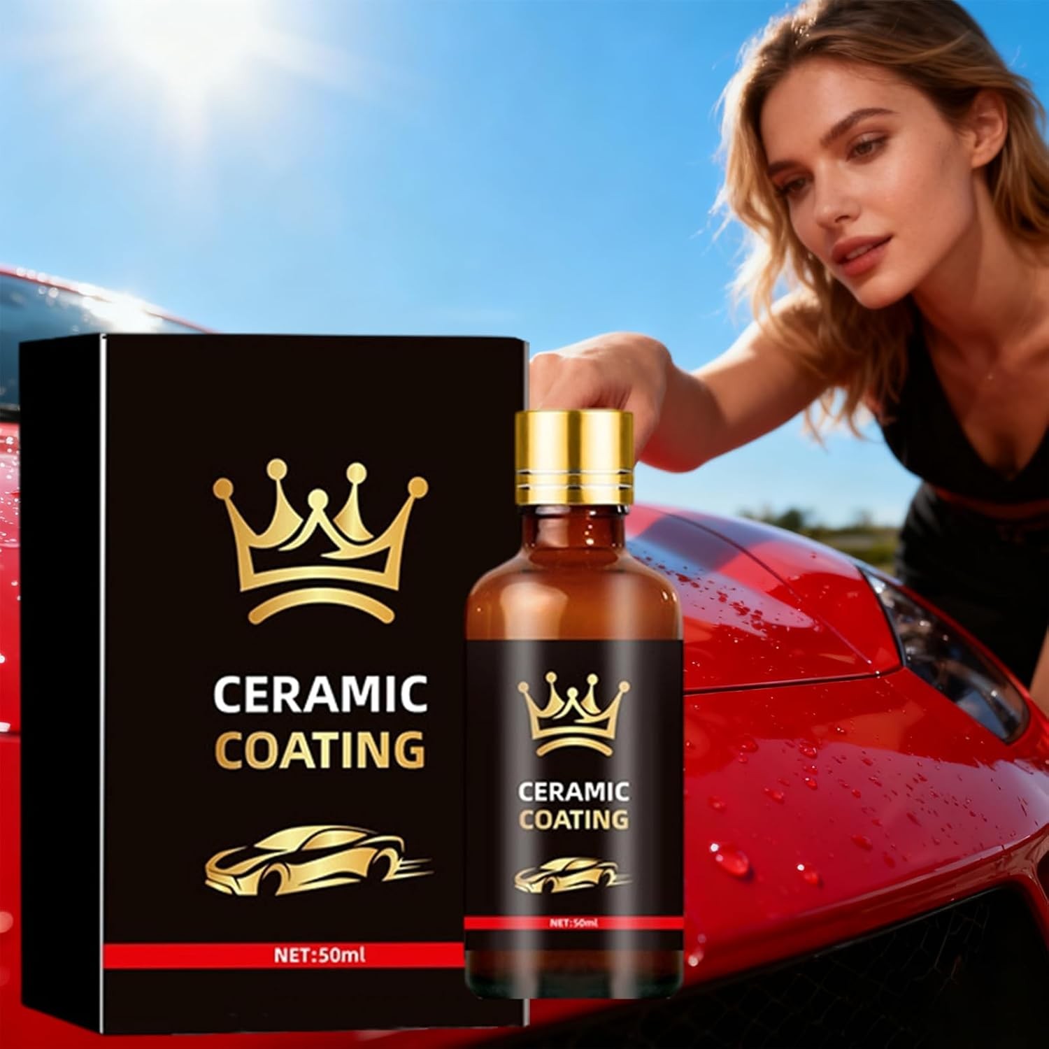 Auto Ceramic Coating,Hydrophobic Coating Agent, Long Lasting Detailing Supplies