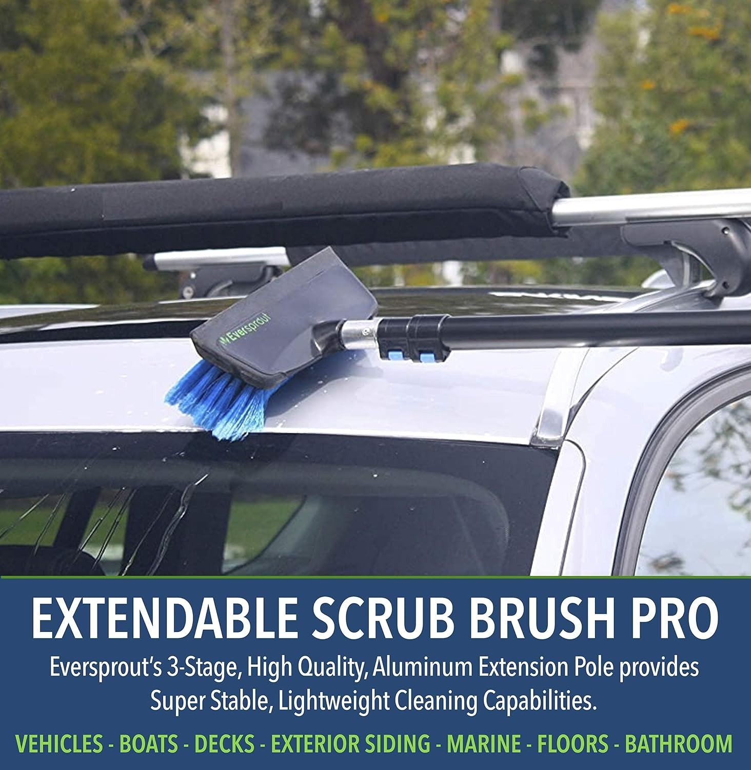 Soft Bristle Scrub Brush with Rubber Bumper