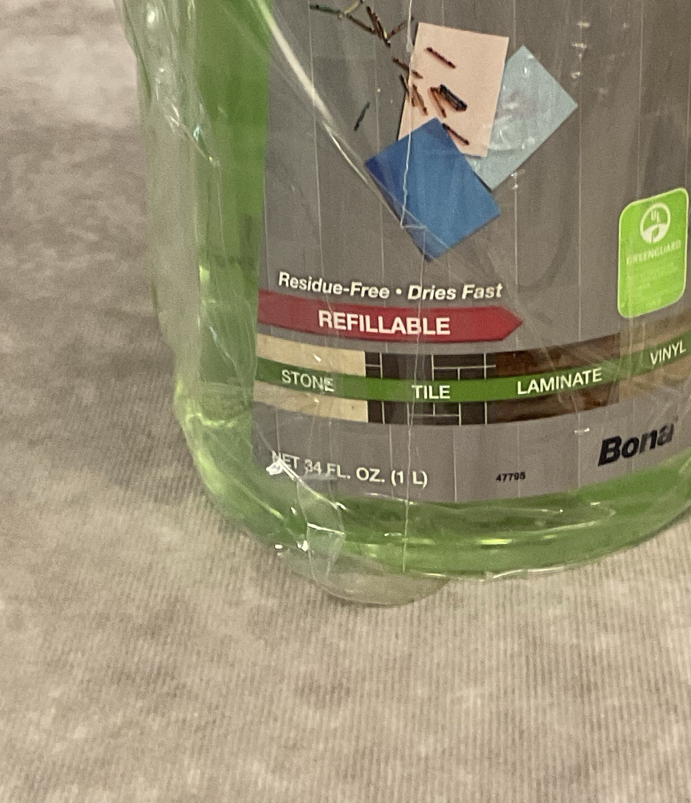 BONA HARD-SURFACE FLOOR CLEANER 34 FL OZ STREAK-FREE FORMULA SEALED LOT OF 2