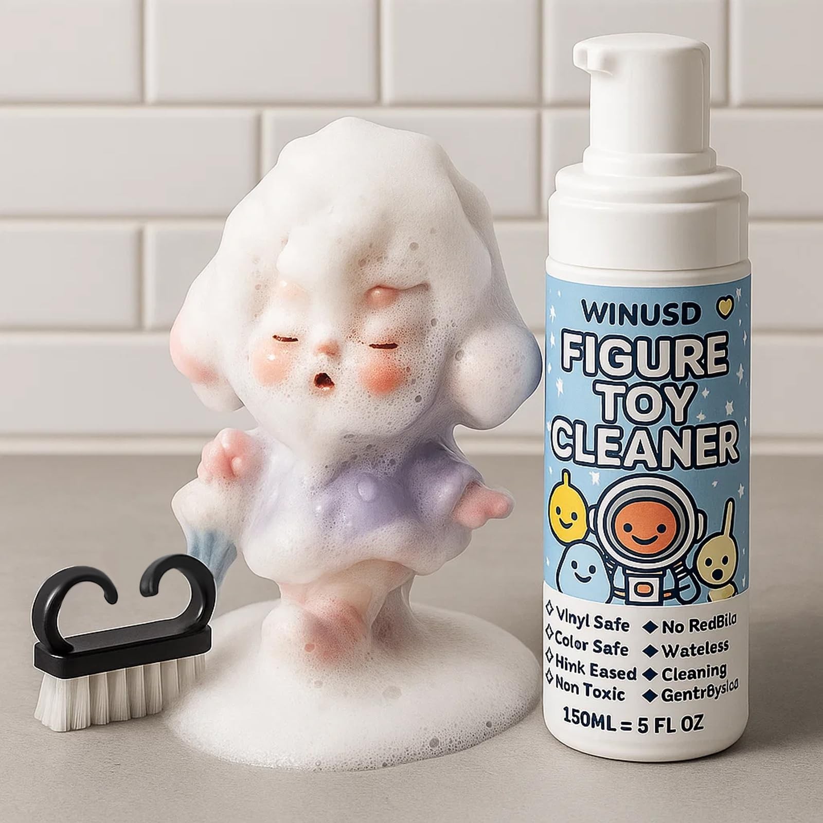 Figure & Plush Toy Cleaner – 5oz Foam Spray for Stuffed Animals & Soft Dolls …