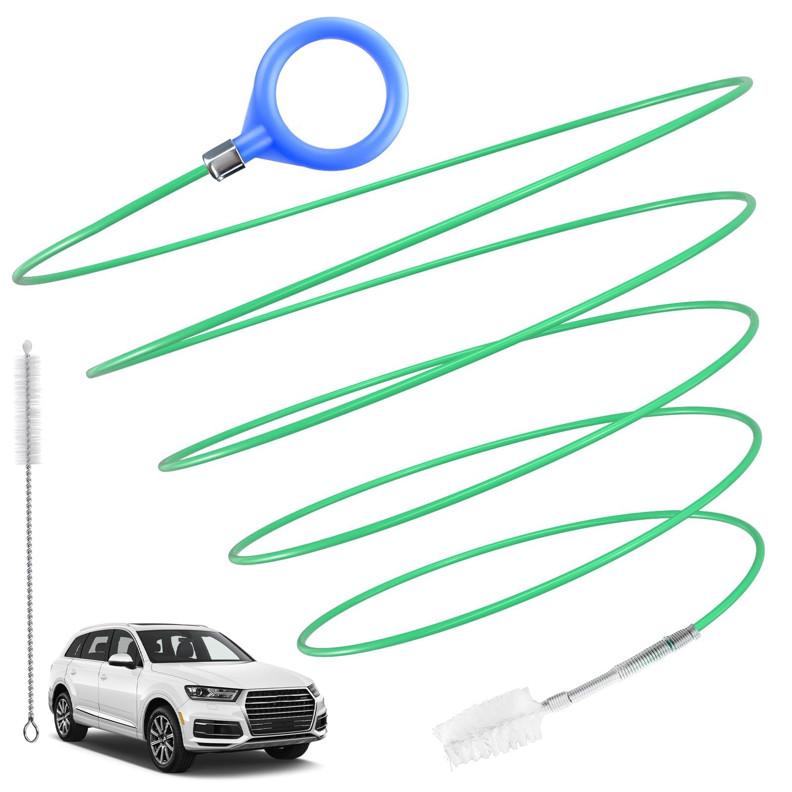 Auto Sunroof Drain Cleaning Tool, 78 Inch Flexible Tube Cleaning Brush, Drain…