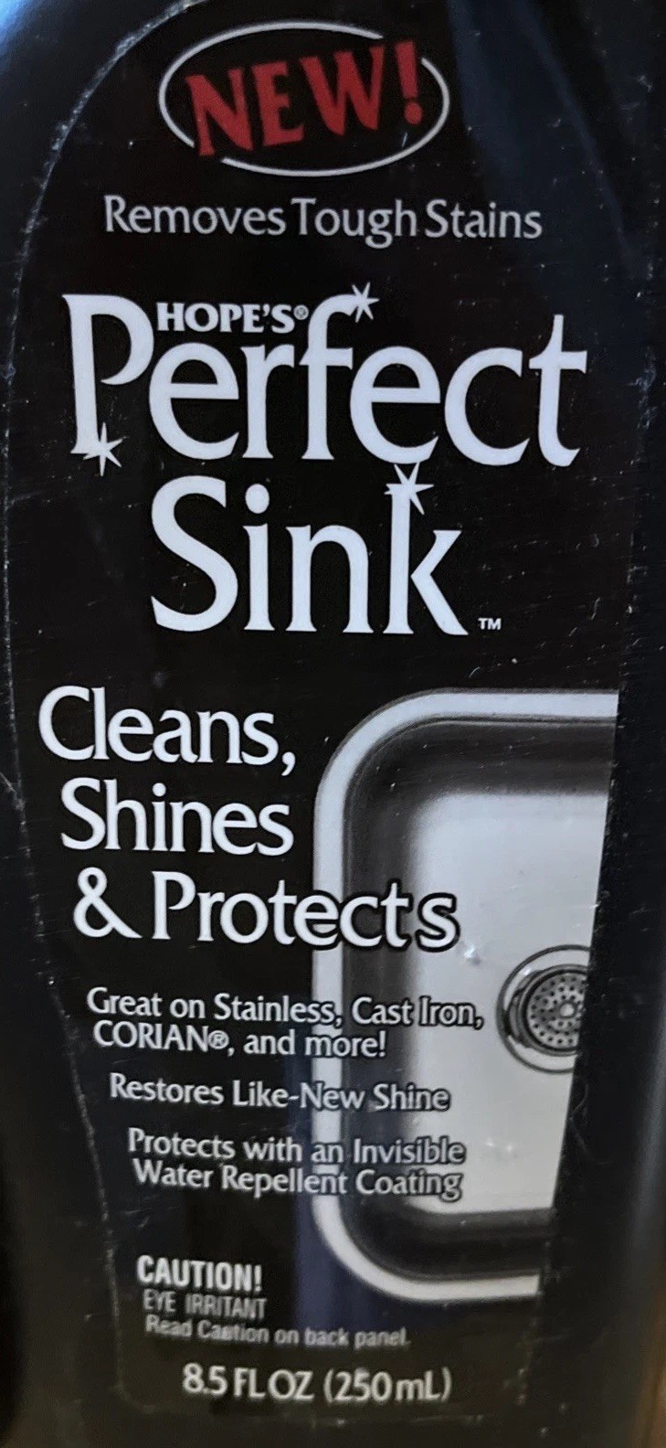 HOPE’S Perfect Sink Cleaner & Polish, Restorative, Lot Of 2- 8.5 Fl Oz Bottles