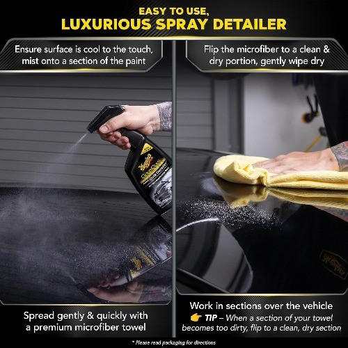 Gold Class High Gloss Premium Quik Detailer, High Lubricity Automotive Quick Det