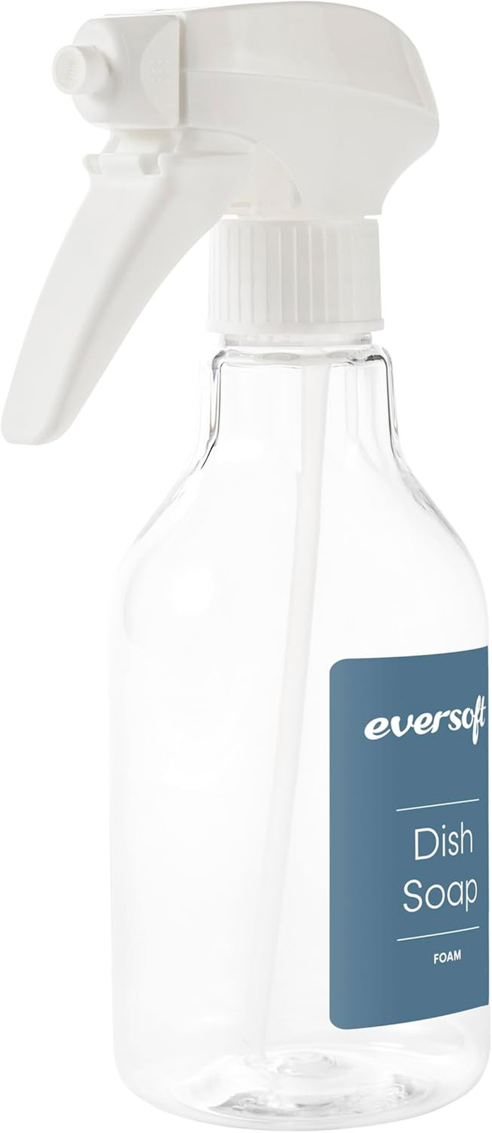 Eversoft Foaming Jet Dish Soap Spray Trigger Bottle for Kitchen/Bathroom/Office/