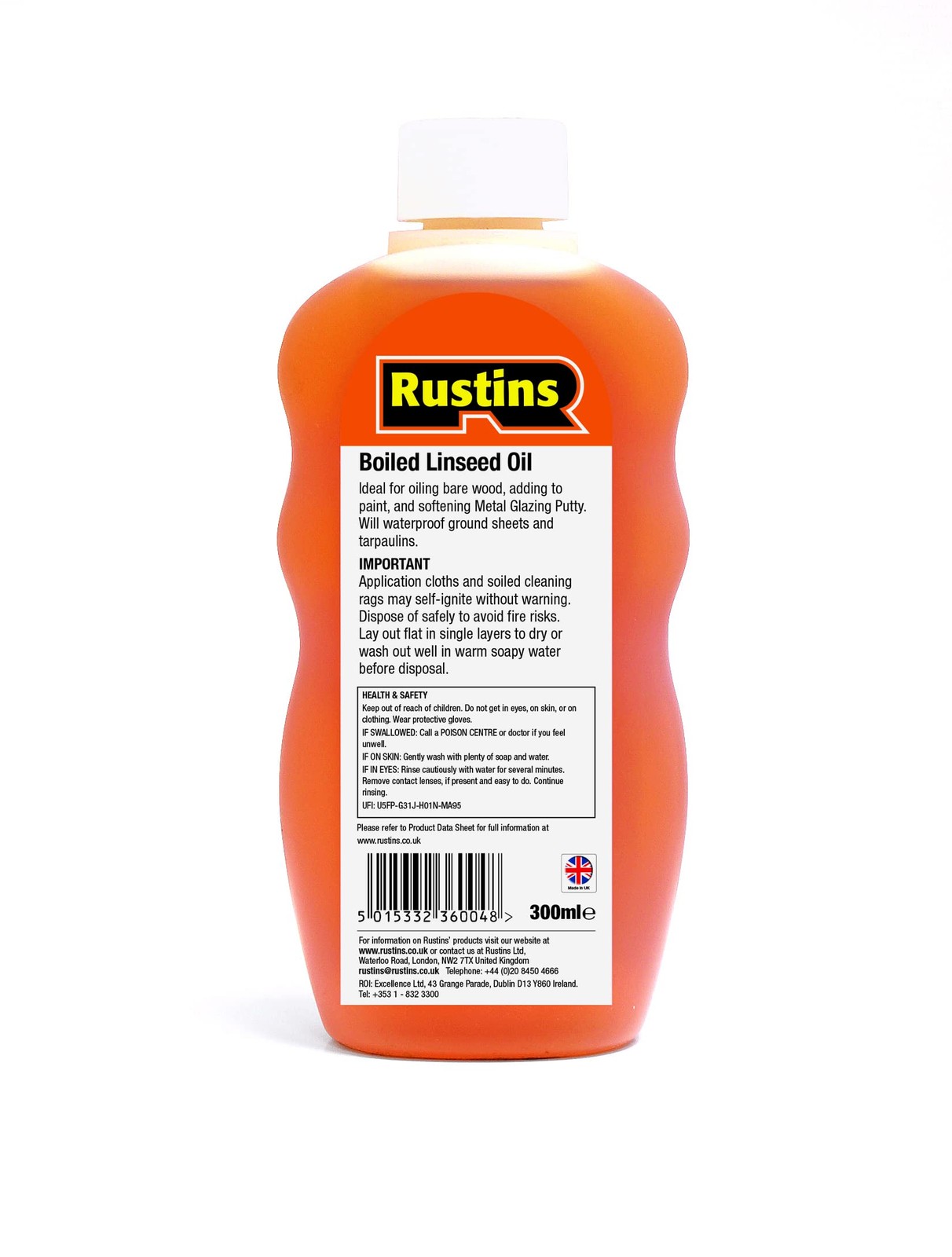 BOIL300 300ml Boiled Linseed Oil
