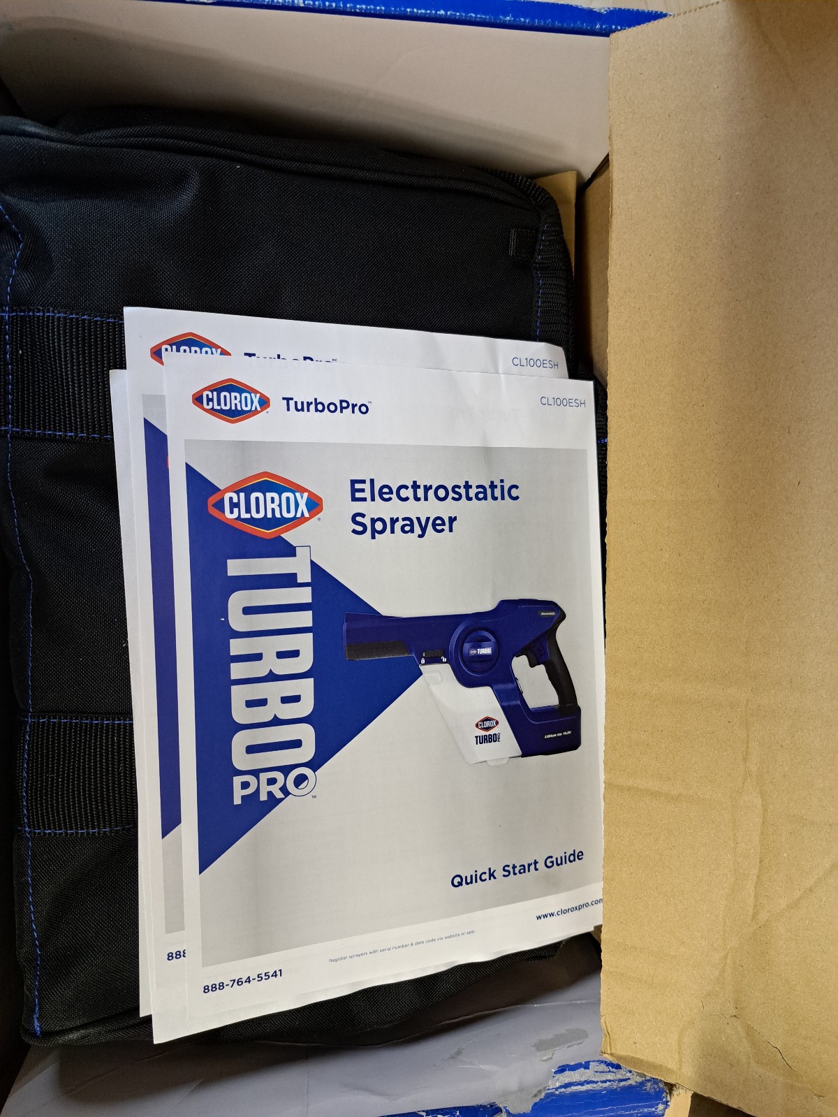 Clorox Turbo Pro Electrostatic Sprayer – Cordless Handheld Unit