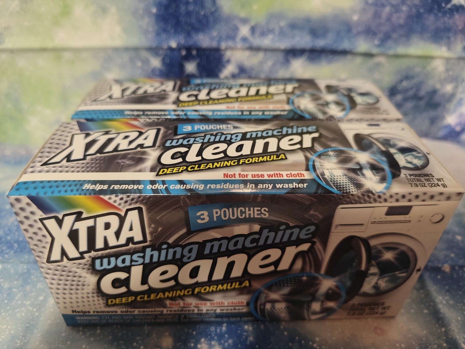 Xtra Washing Machine Cleaner Deep Cleaning Formula 3 packs/3x Pouches