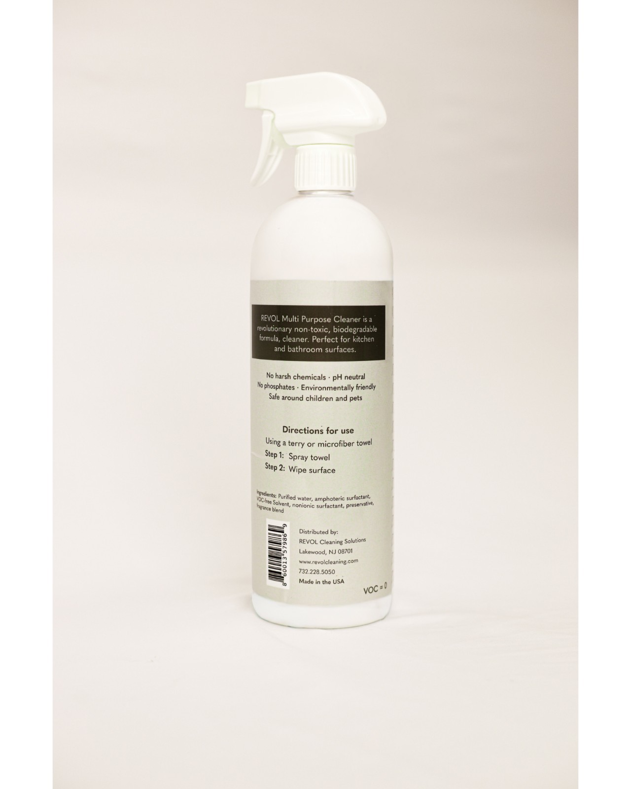 Revol multi-purpose cleaner – Non Toxic, Biodegradable, Child and pet friendly