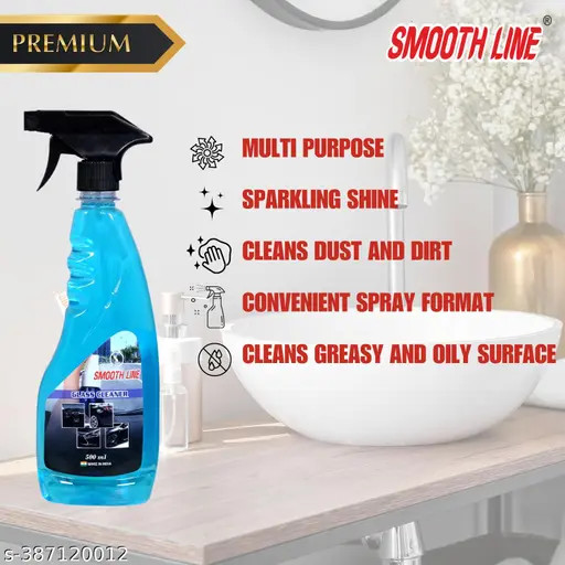 New Premium Blue Glass Cleaner – 500ml, Single Pack, Streak-Free Formula, 10×3.5