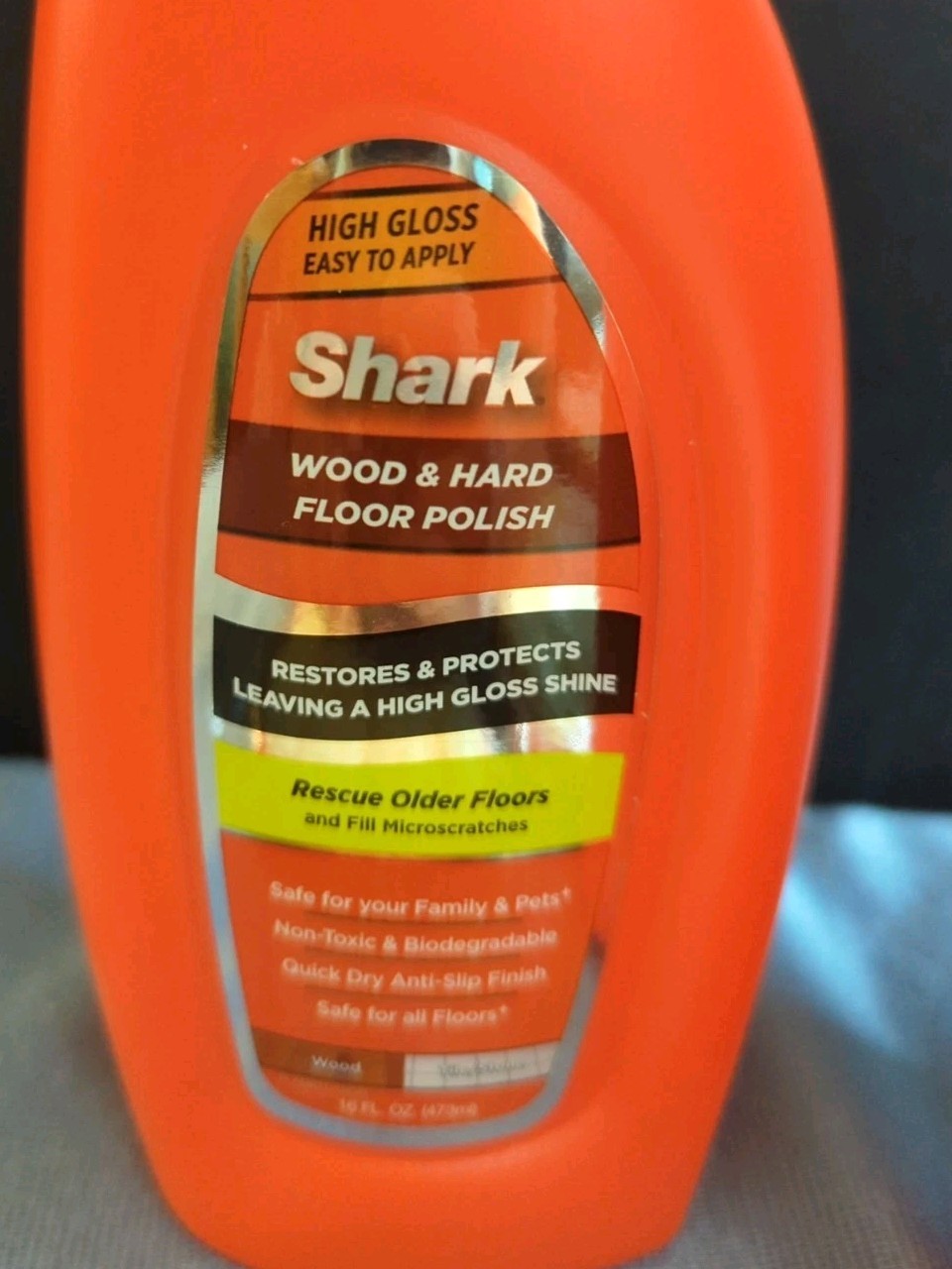 SHARK Wood & Hard Floor Cleaner Wood Floor Polish 72 oz With Pads NEW