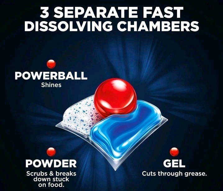 Finish Quantum Dishwasher Pods No Pre-Rinse Detergent For 24HR Dried-On Stain 78