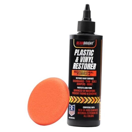Plastic Restorer for Cars & Faded Household Items– Deep Shine for Faded