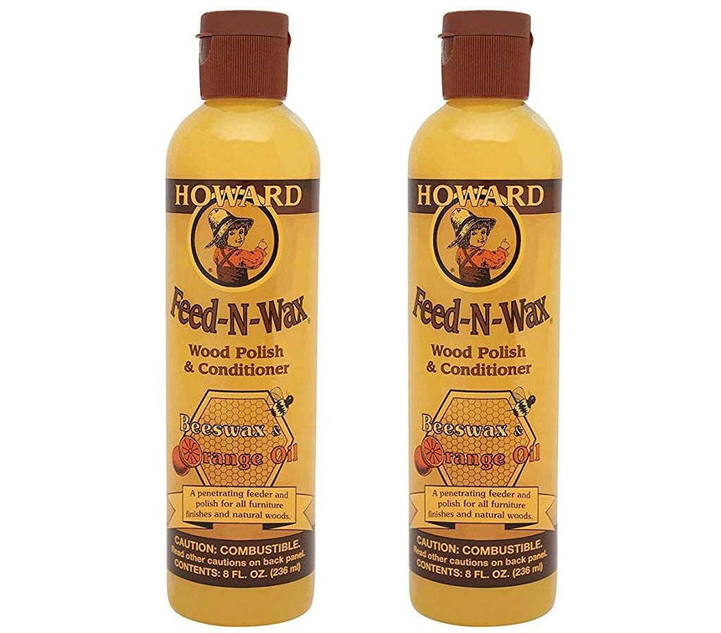 8oz Feed-N-Wax: Restore Antique Finish with Beeswax & Conditioning Oils