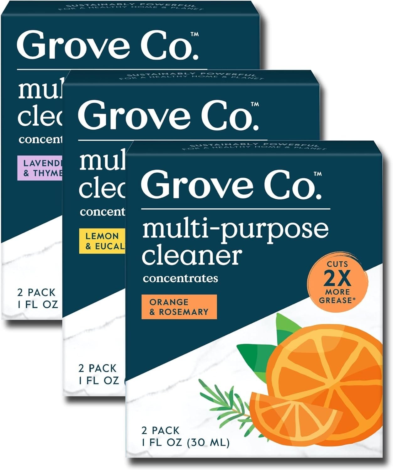 Plant-Based Multi-Purpose Cleaner Refills | 6 x 1oz, Simple & Powerful Cleaning