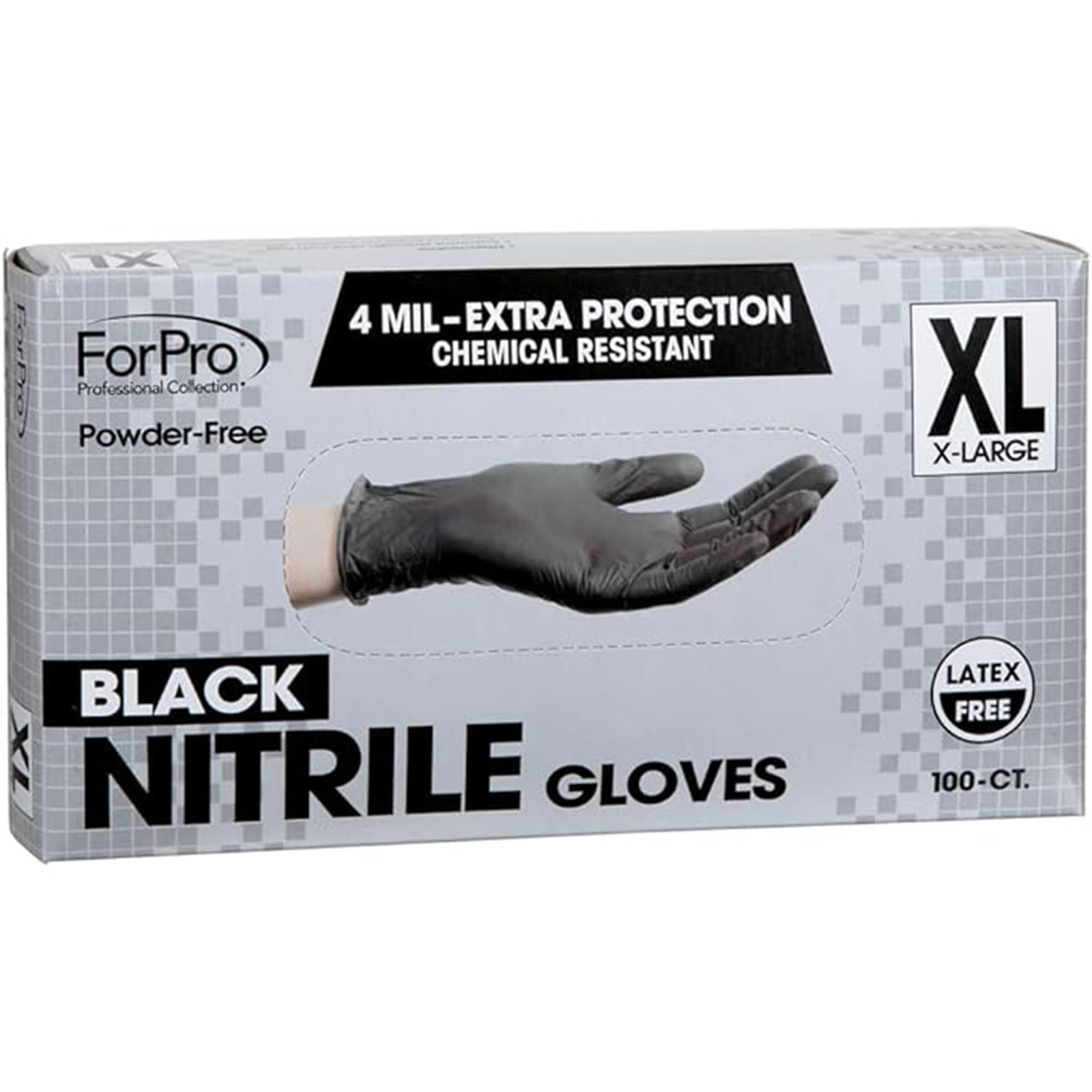 ForPro Professional Collection Disposable X-Large (Pack of 100), Black