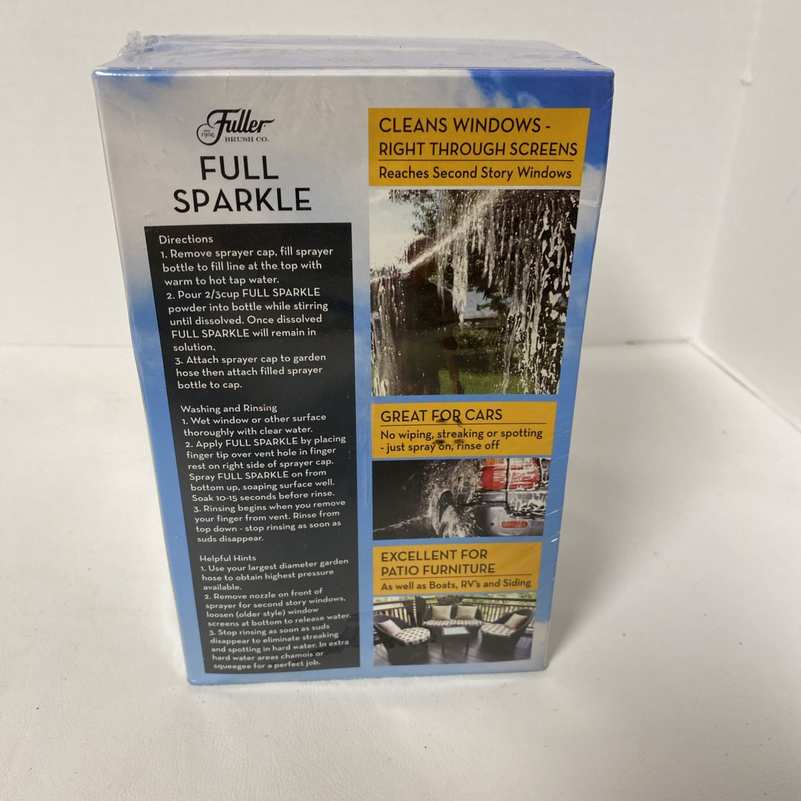 Fuller Brush Full Sparkle Refill Pack of 2 16 oz Sealed Windows Boats RV Patio